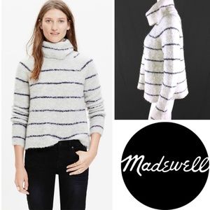 Madewell roundtrip striped turtleneck sweater L